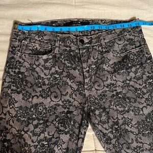 Joe’s Lace print jeans W31x32